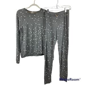 J.Crew Crewcuts Factory Star Long Sleeve Printed Star Top and Star Sweatpants